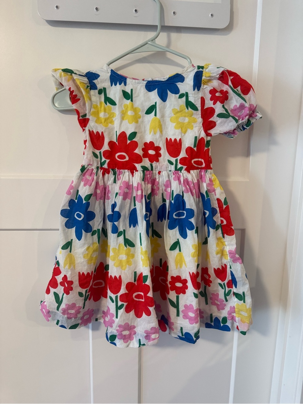 Mini Boden Girls' Floral Cotton Dress - Multi Color size 5/6 EUC